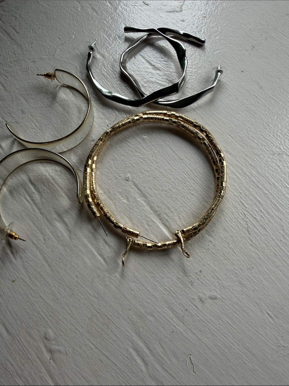 Hoop Earrings - Women's Fashion Jewelry-3 pairs